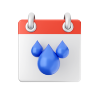 3d calendar date day schedule event icon illustration png