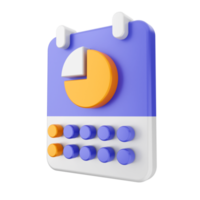 3d calendar icon illustration png