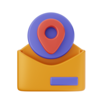 3d email mail envelope icon illustration png