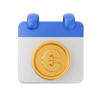 3d calendar date day schedule event icon illustration png