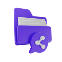 3d folder icon png