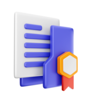 3d folder icon illustration png