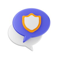 3d chat chatting icon png