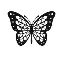 Butterfly icon isolated on white background vector