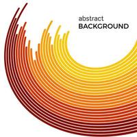 resumen antecedentes con amarillo líneas. amarillo círculos con sitio para tu texto en un blanco antecedentes. vector