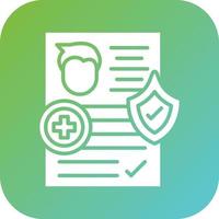 Hired Vector Icon Style