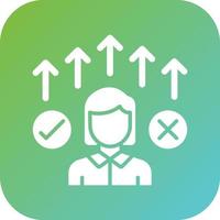 Decision Maker Vector Icon Style