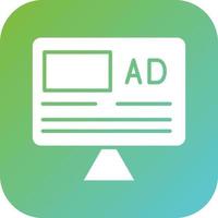 Advertisement Vector Icon Style