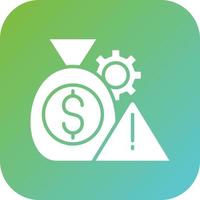 Risk Management Vector Icon Style