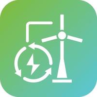 Renewable Energy Vector Icon Style