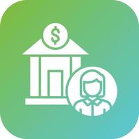 Bank Account Vector Icon Style