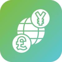 Foreign Currency Exchang Vector Icon Style