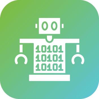 codificación vector icono estilo