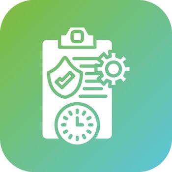 calendario procedimiento vector icono estilo