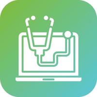 Telemedicine Vector Icon Style