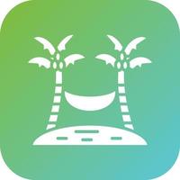 Hammock Vector Icon Style