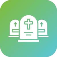 Graveyard Vector Icon Style