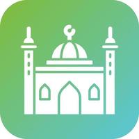 mezquita vector icono estilo