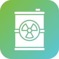 Toxic Waste Vector Icon Style