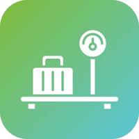 Baggage Limit Vector Icon Style