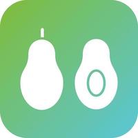 Avocado Vector Icon Style