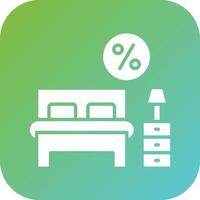 Room Discount Vector Icon Style