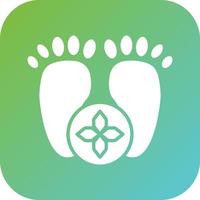 Foot Spa Vector Icon Style