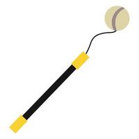 A toy for cats, animals, with a ball on a stick. vector