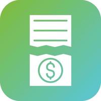 Split Bills Vector Icon Style