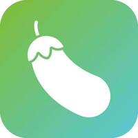 Eggplant Vector Icon Style