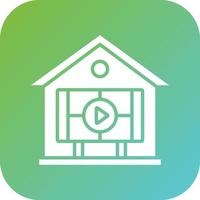 Home Theater Vector Icon Style