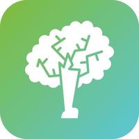 Oak Tree Vector Icon Style