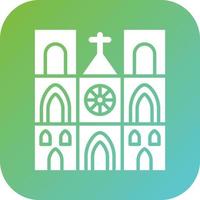 Notre Dame Vector Icon Style