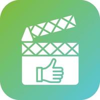 Movie Review Vector Icon Style