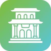 Pagoda Vector Icon Style