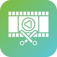 Film Editing Vector Icon Style