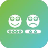 Satisfaction Level Vector Icon Style