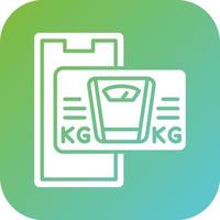 Weight Scale Vector Icon Style