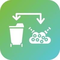 Waste Hierarchy Vector Icon Style
