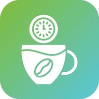 Coffee Time Vector Icon Style