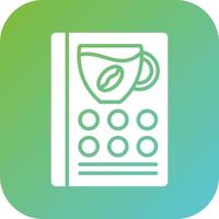 Coffee Card Vector Icon Style