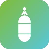 Punching Bag Vector Icon Style