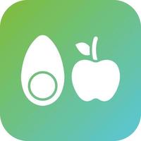 Healthy Fat Vector Icon Style