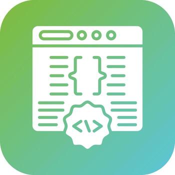 código gratis desarrollo vector icono estilo