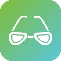 Glasses Vector Icon Style