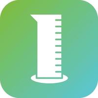 Graduated Cylinder Vector Icon Style