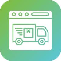 Express Shipping Vector Icon Style