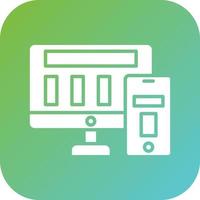 Responsive Design Vector Icon Style