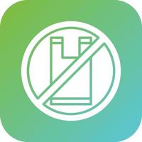 No Plastic Vector Icon Style