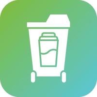 Individual Waste Produc Vector Icon Style